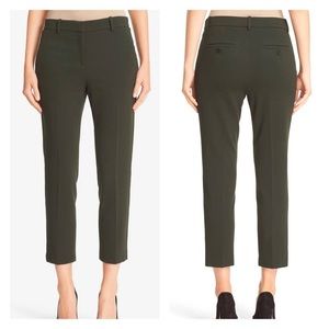 Theory Treeca 2 Cropped Wool Blend Slacks